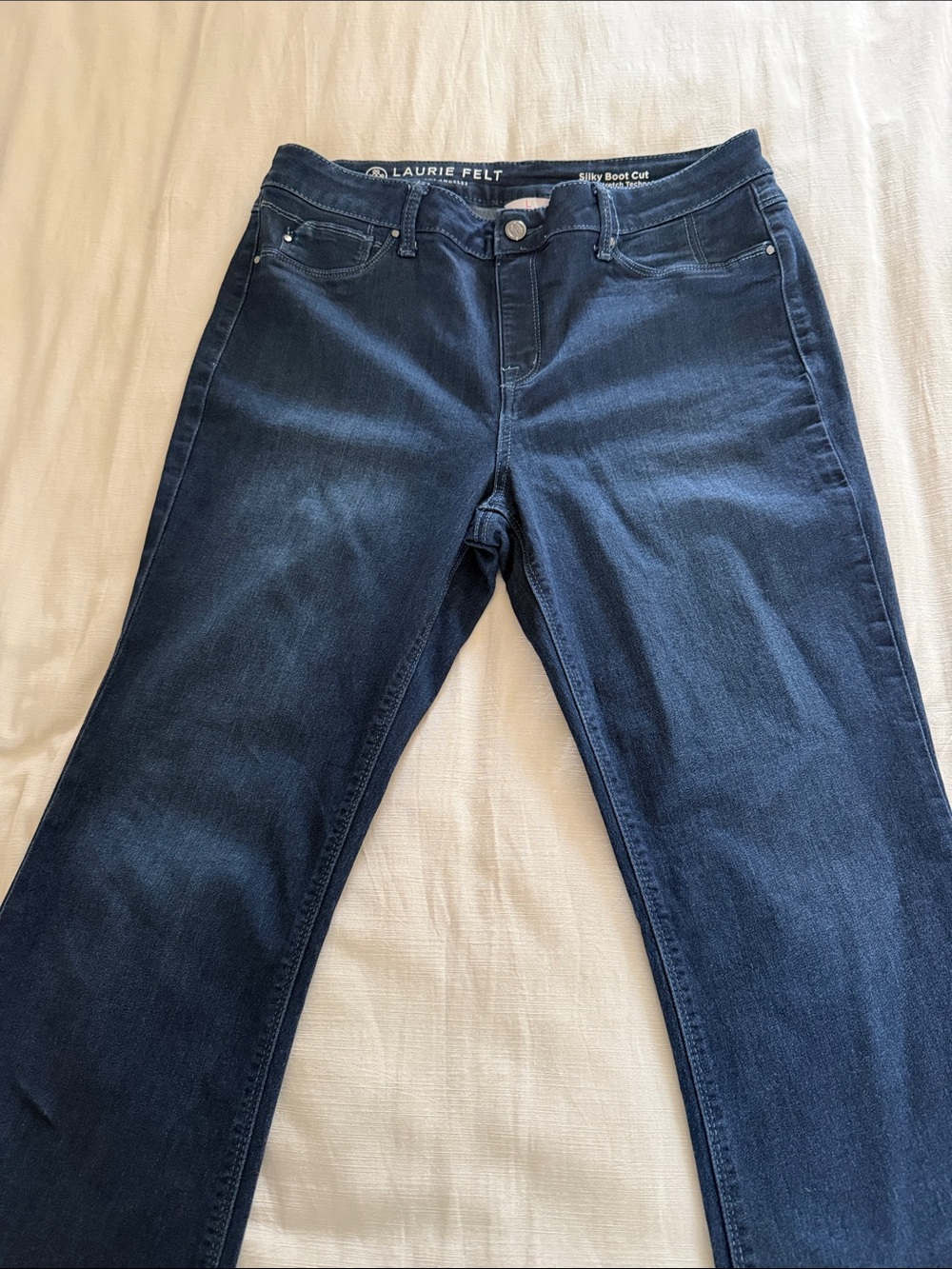 Laurie Felt Dark Blue Bootcut Jeans